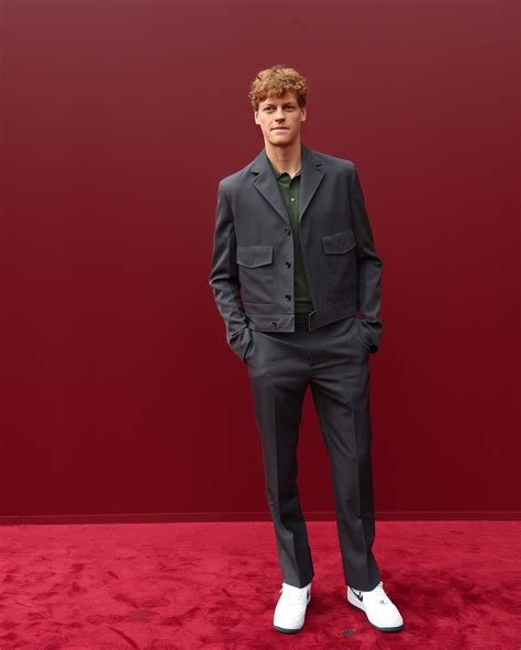 giacca gucci sinner|Jannik Sinner alla Milano Fashion Week 2024: il look.